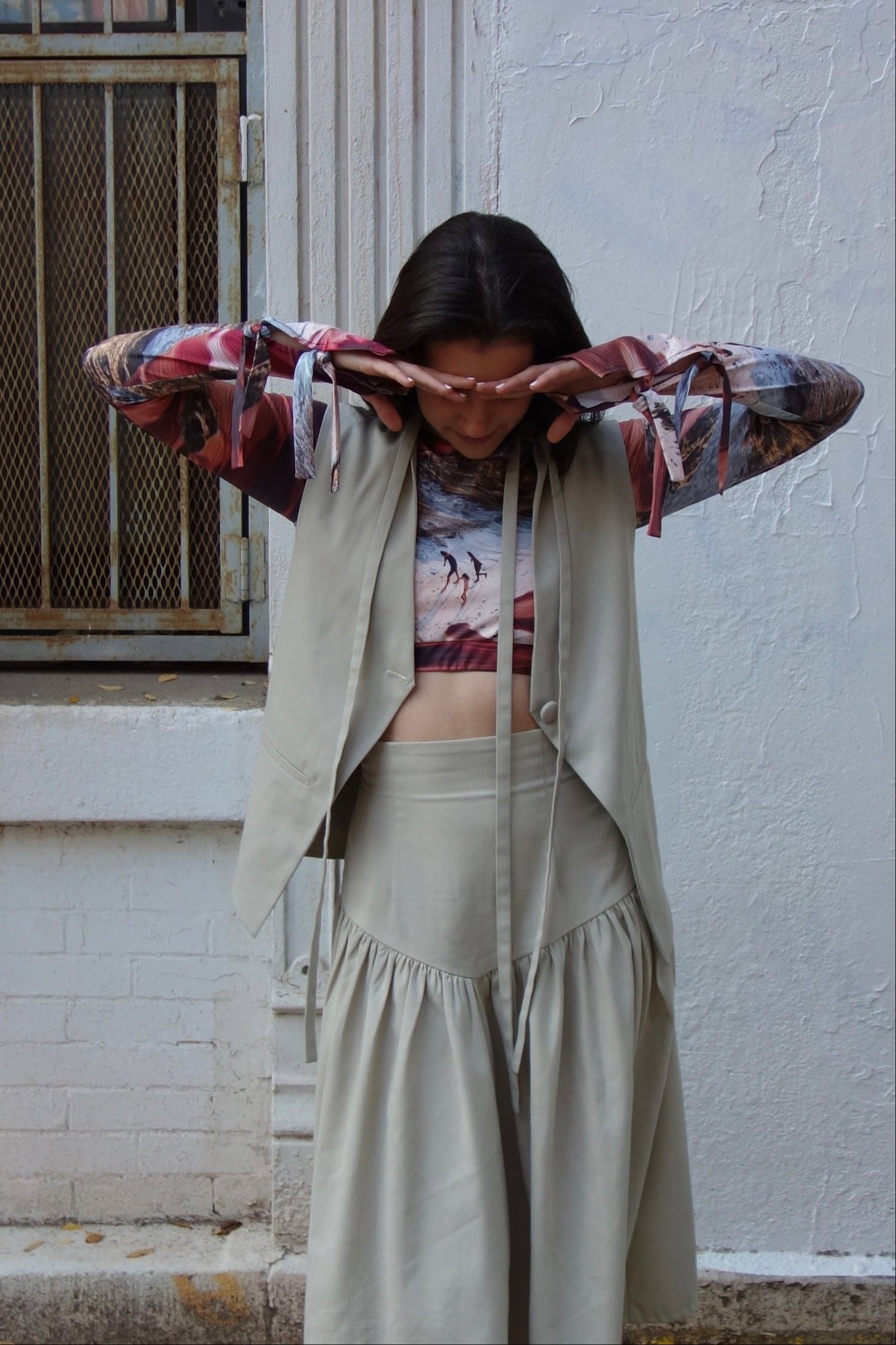 ROMANTICISM MIDI SKIRT