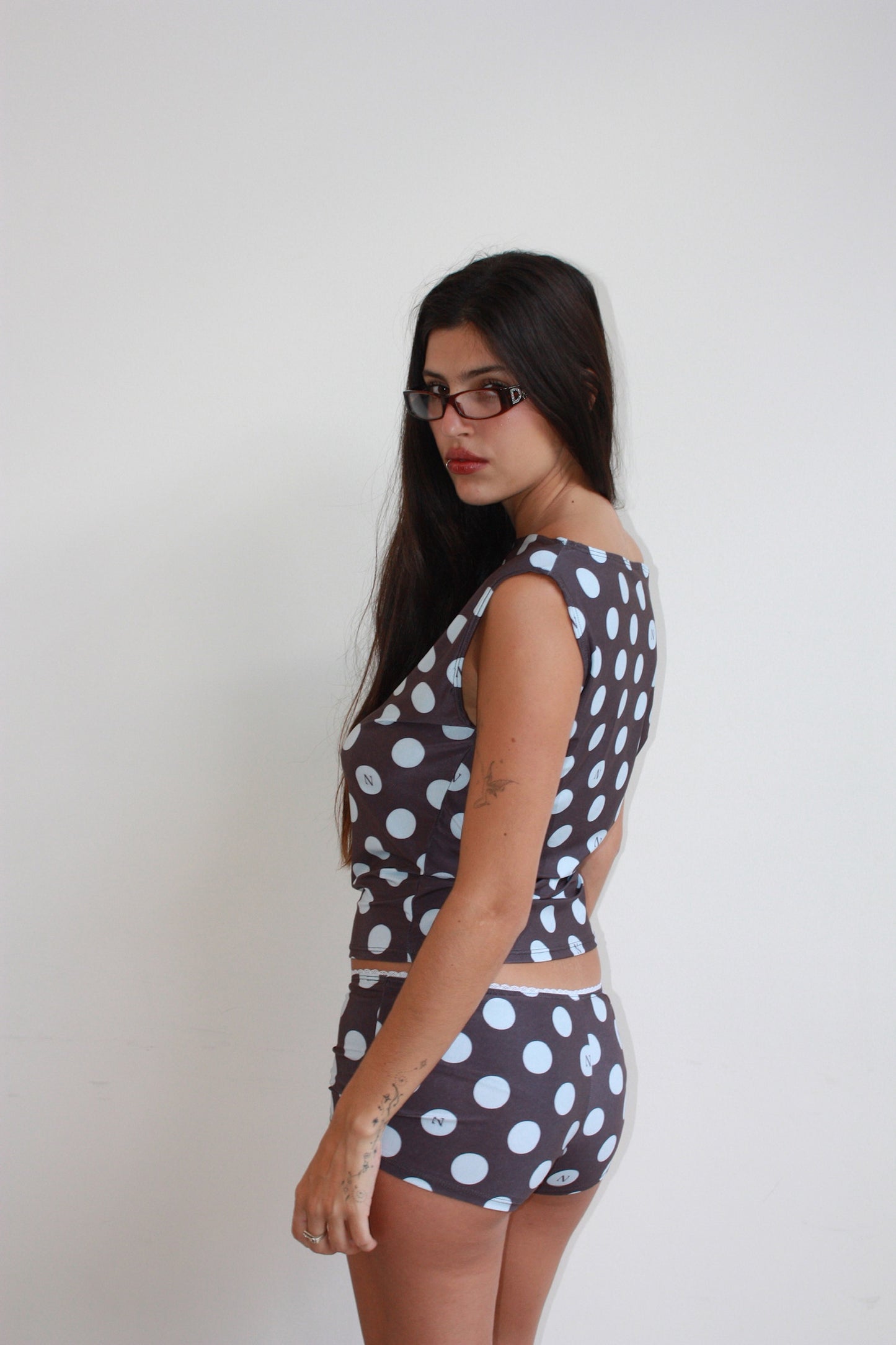 Polka dot top