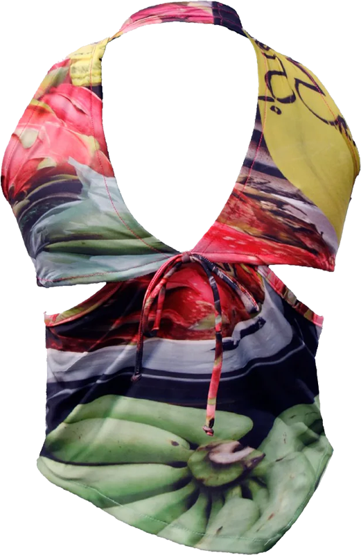DRAGONFRUIT HALTER TOP