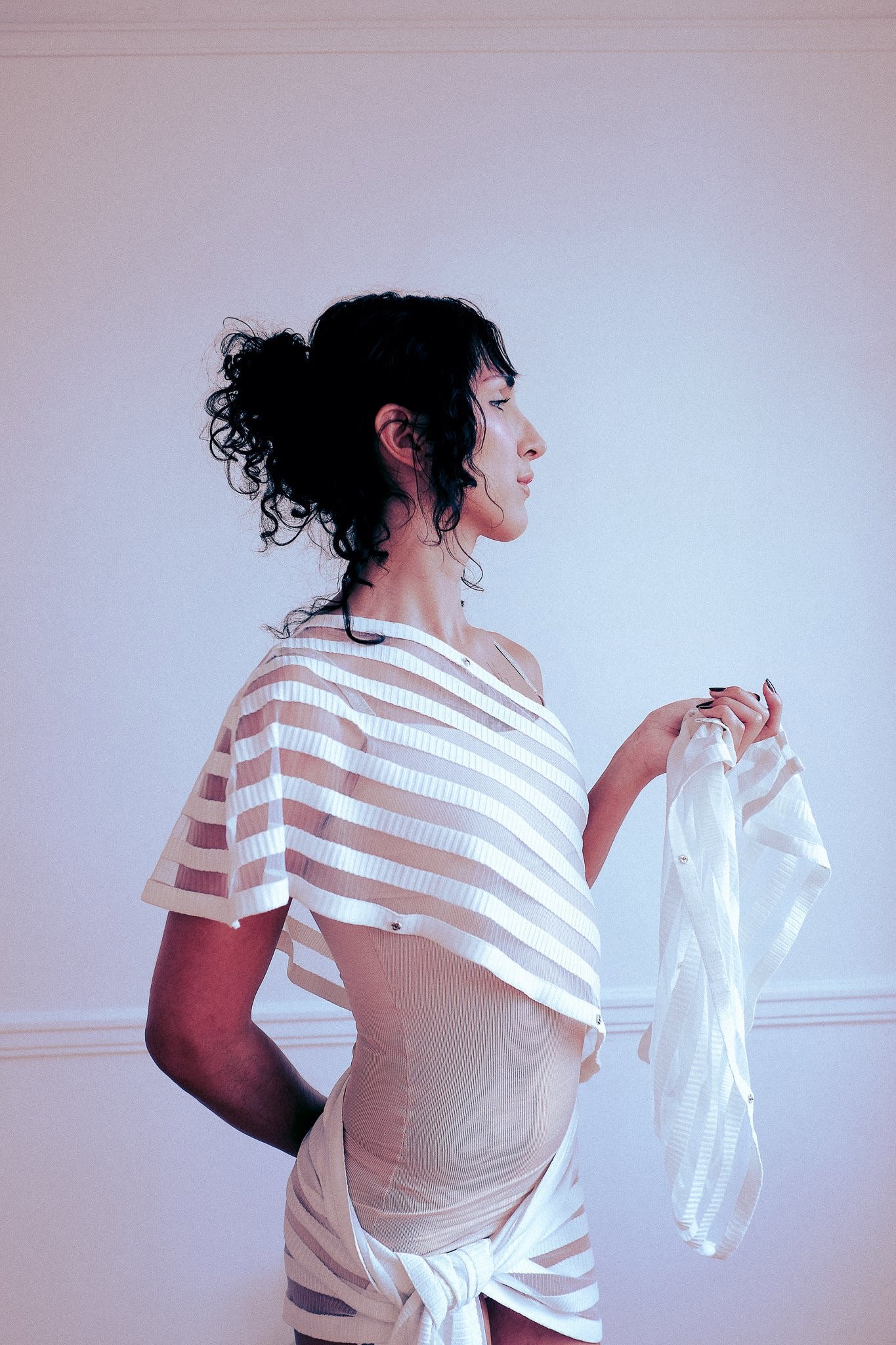 Pie Crust Wrap Blouse