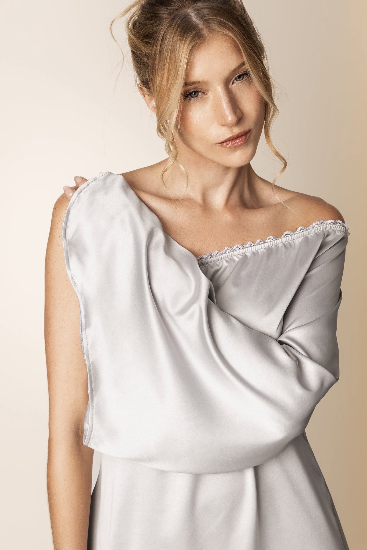 Selene Asymmetrical One-Shoulder Dress