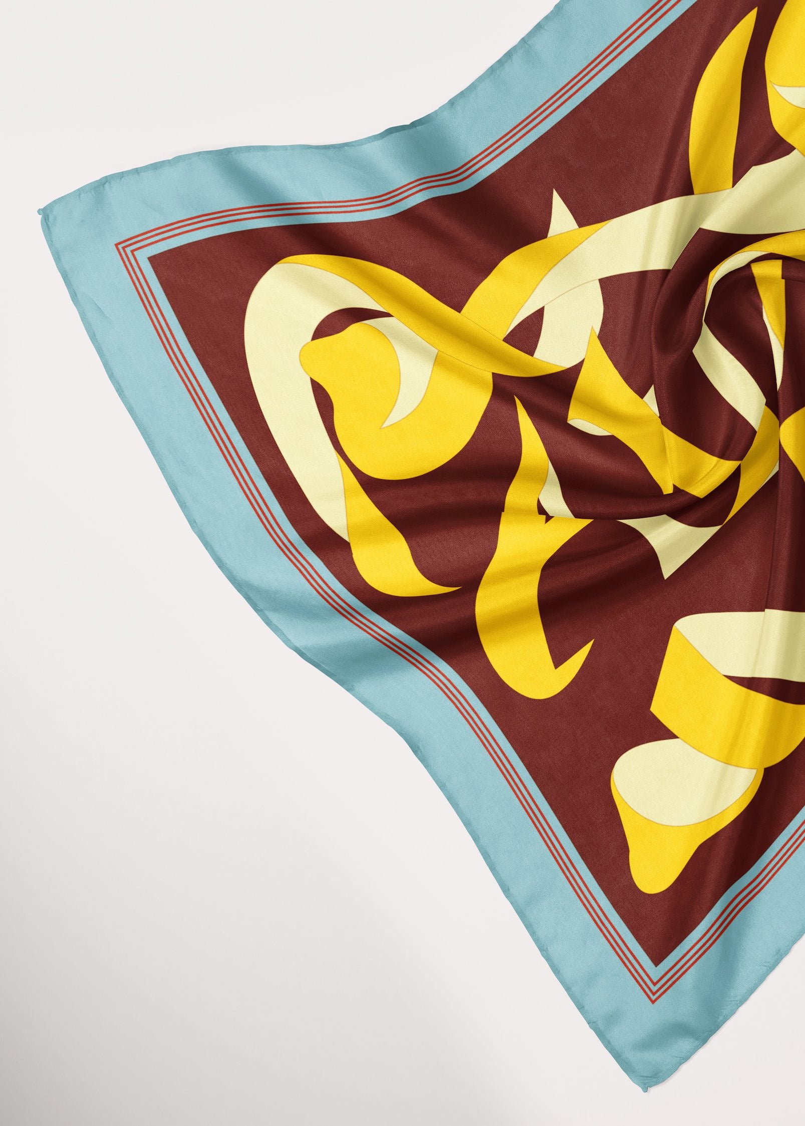 Silk Square Shawl 'Apeel'