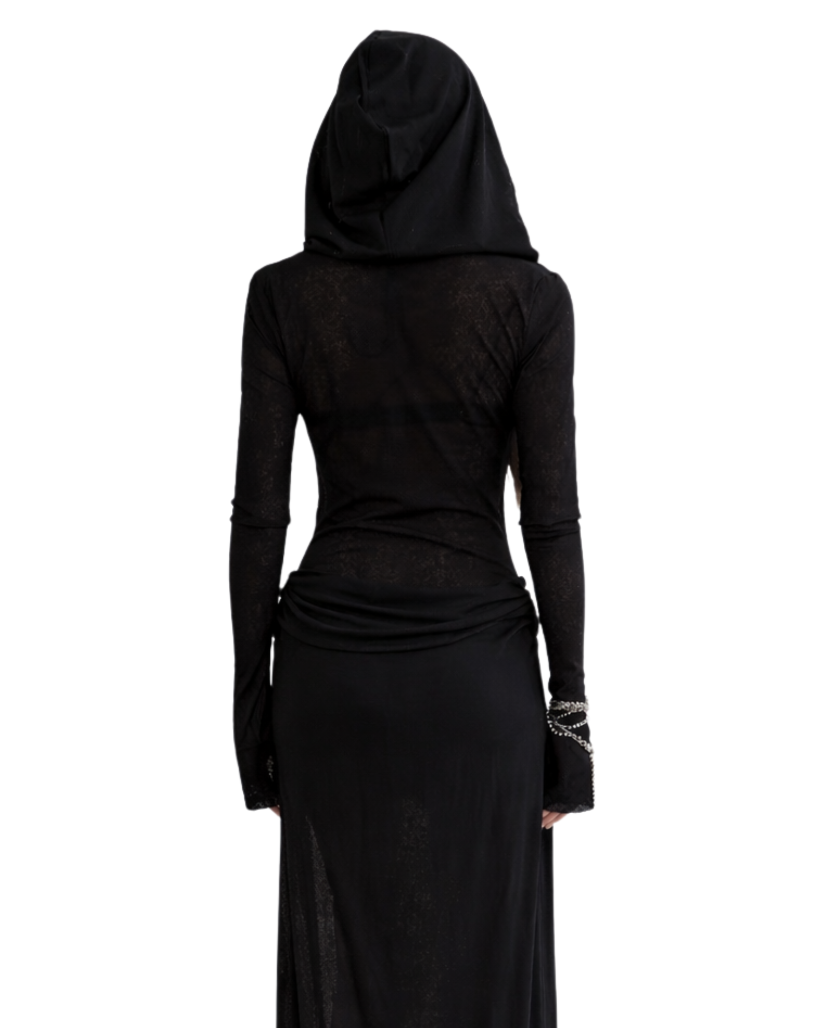 SHADOW Hooded Maxi Dres