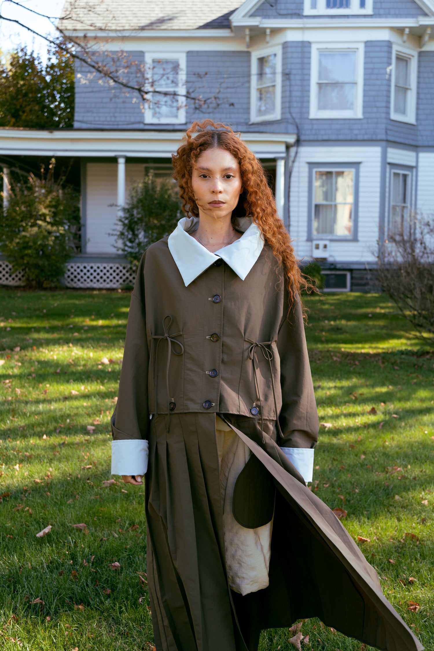 RAIN SKIRT | MUD (BROWN)