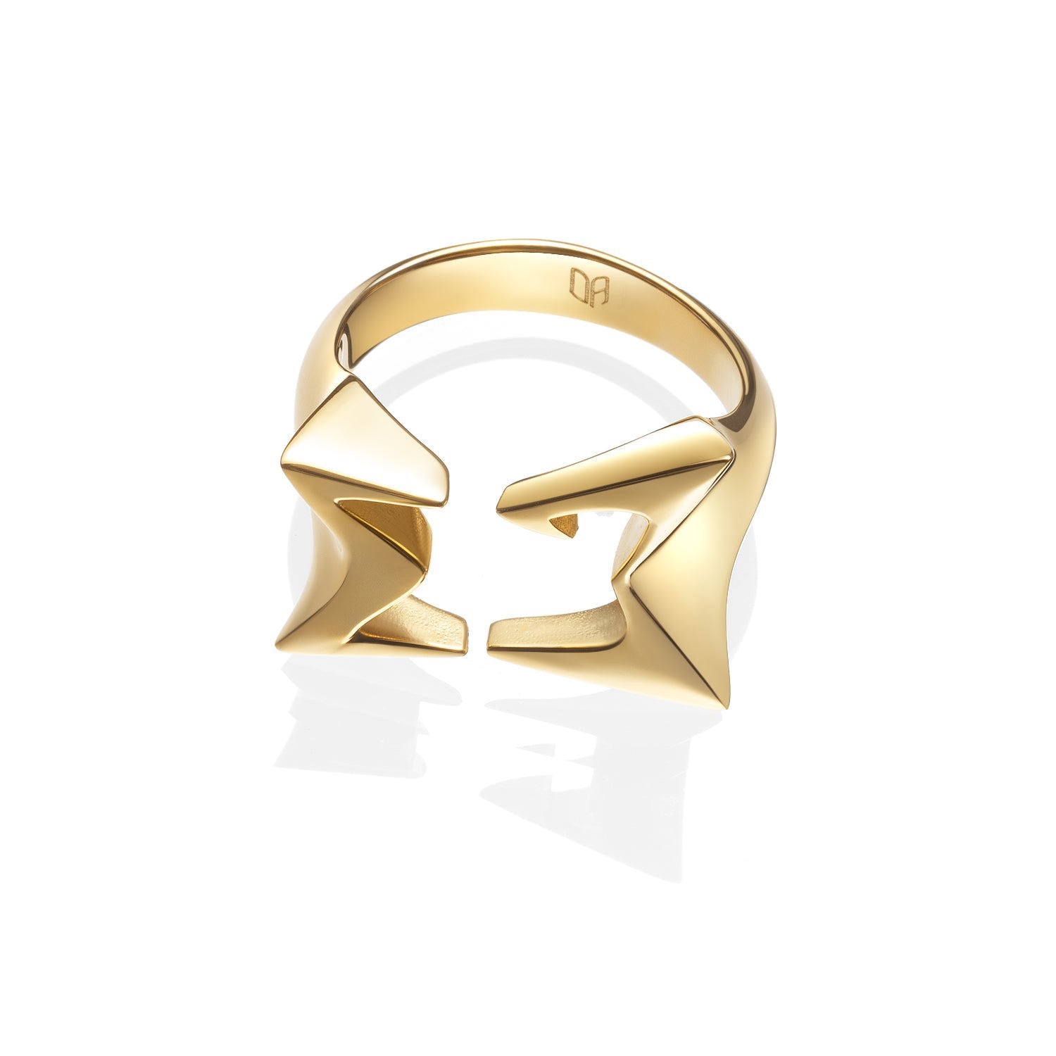 Pioneer|Stackable Jagged Open-Front Ring