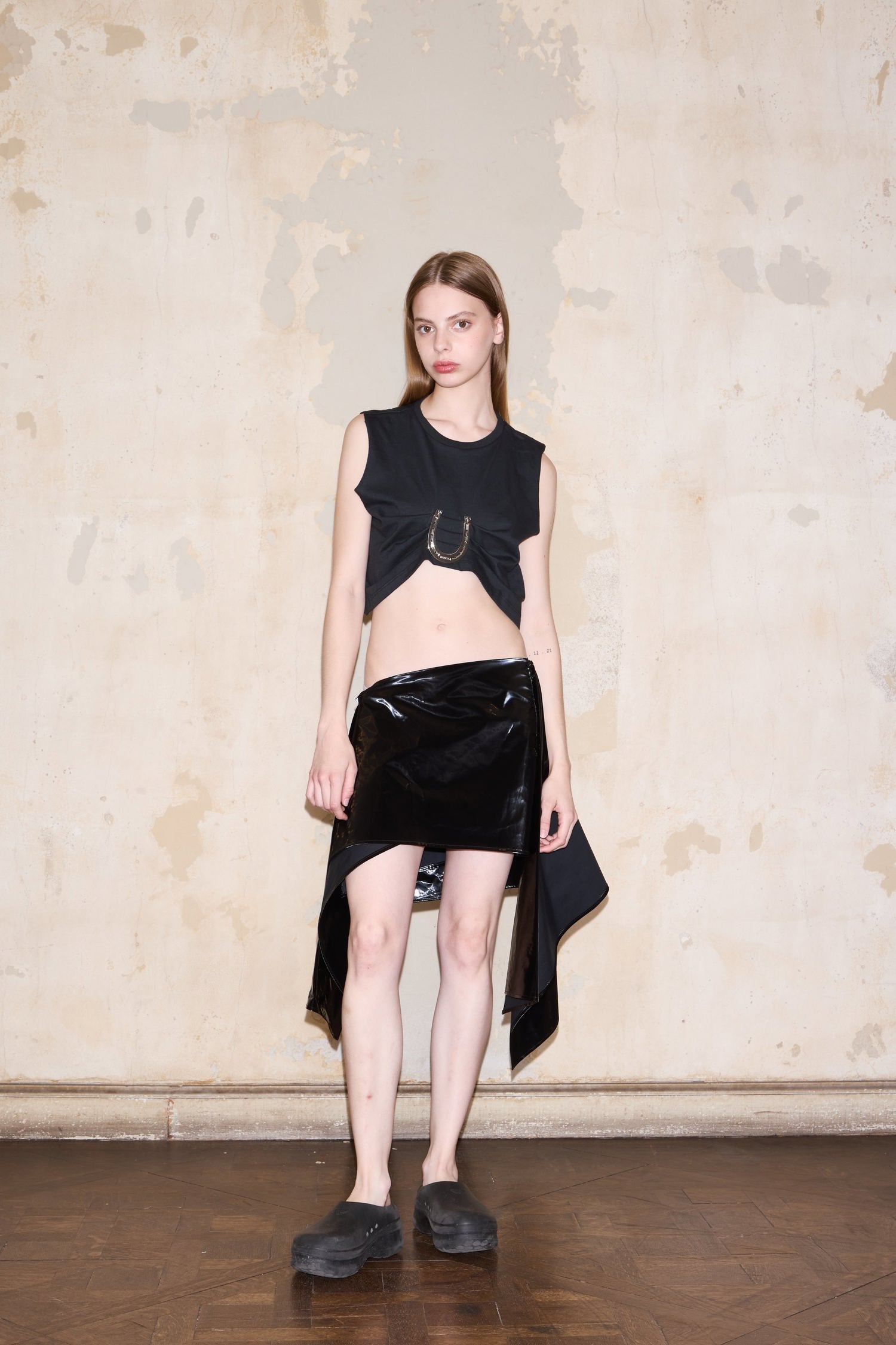 FINOCHIETTO SKIRT BLACK