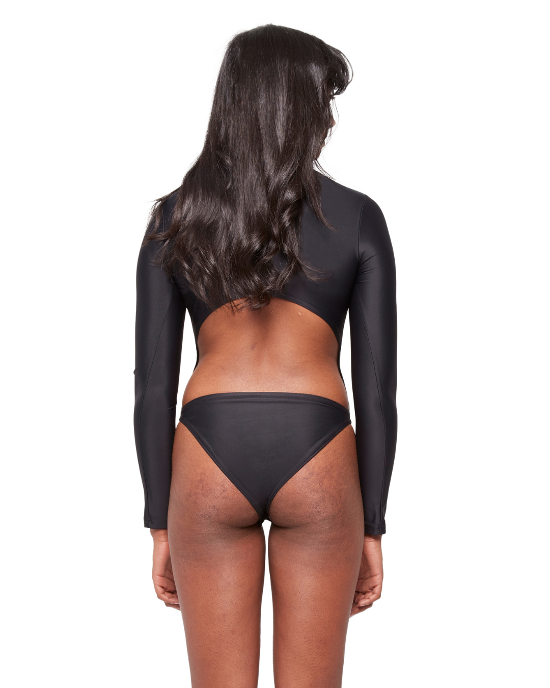 HA 004 - LOW CUT BODYSUIT - NOIR