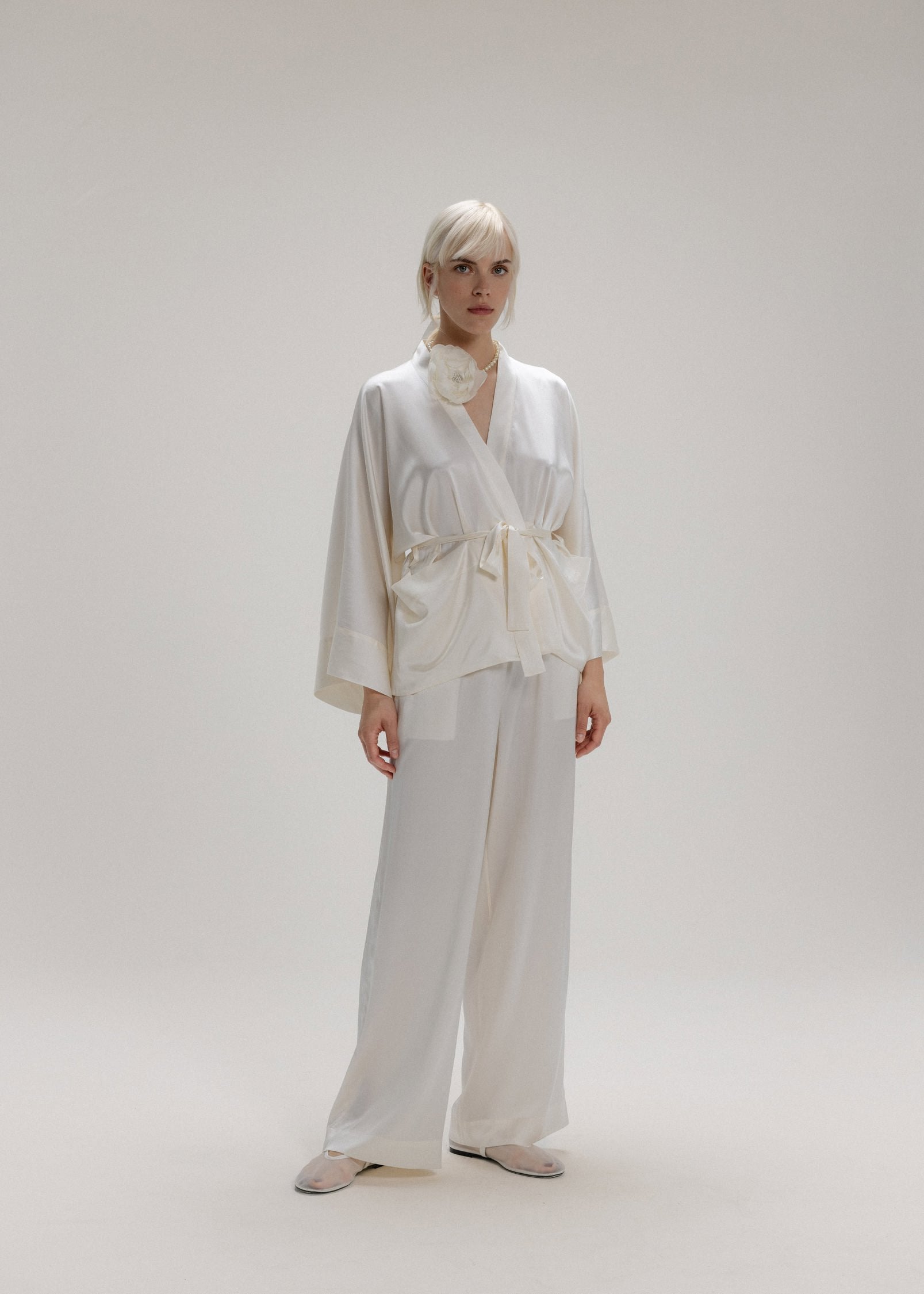 Bridal Silk Kimono Set